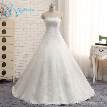 2017 Beading Pérolas Sequined Real Wedding Dress